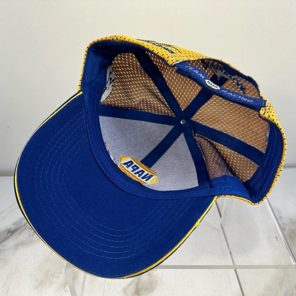 Team NAPA Racing Blue & Gold Hat Cap Adjustable Sports